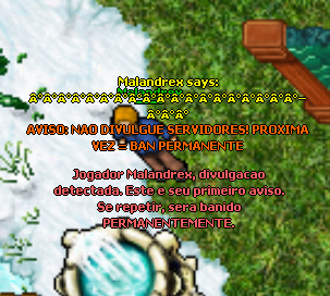 Primeiro aviso detectado pelo sistema