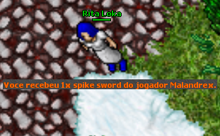 Player que recebeu o item